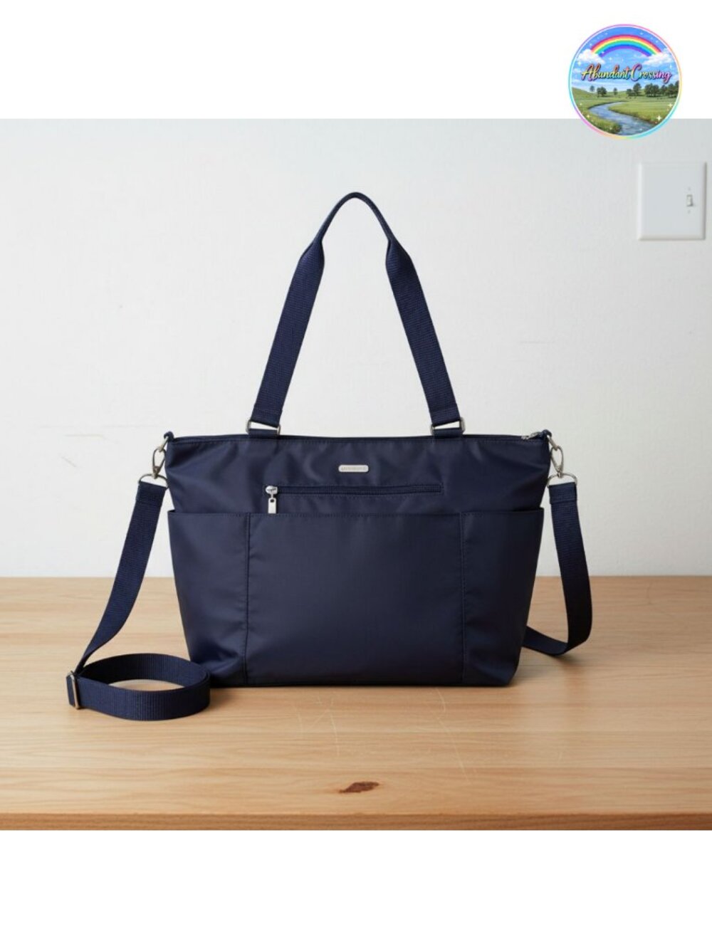Baggallini Essential Laptop Tote RFID Lightweight Travel Bag